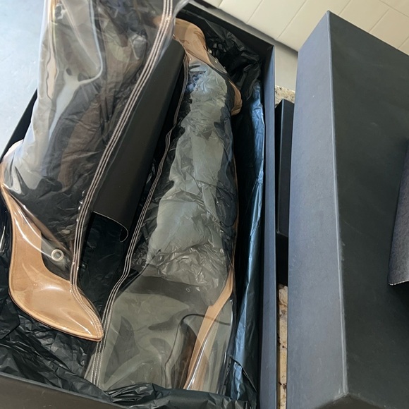 Yeezy Season 4 Authentic New thigh high PVC boot - Picture 3 of 4